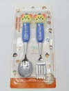 Cartoon children's stainless steel spoon and fork set Item Picture